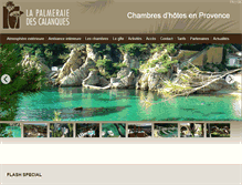 Tablet Screenshot of chambres-dhotes-gites-provence.com